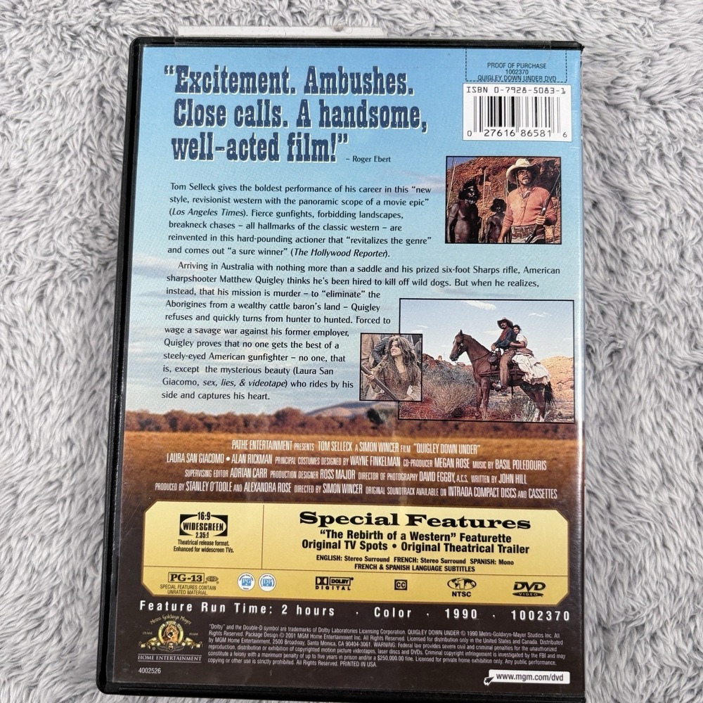 Four Western DVDs:  Quigley Down Under, John Wayne Collection, The Warrant. - Picture 6 of 13